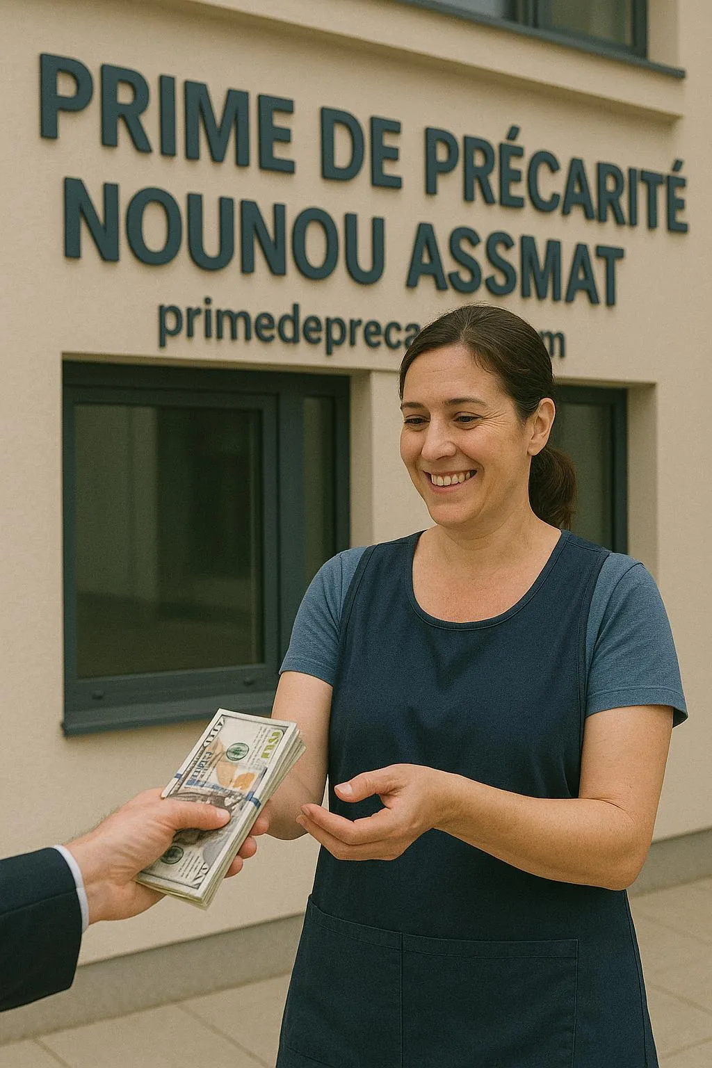Illustration consacrée à l’assistante maternelle et à la fin du contrat