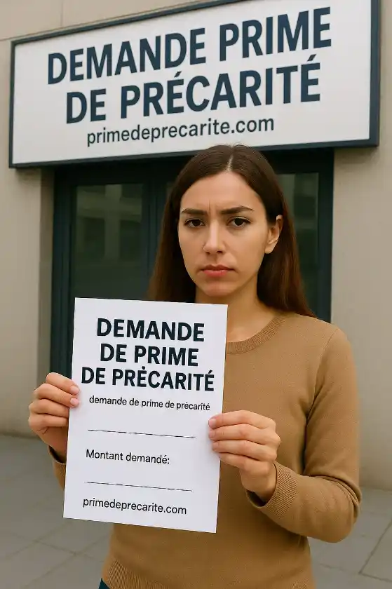 LETTRE DE DEMANDE DE PRIME DE PRÉCARITÉ