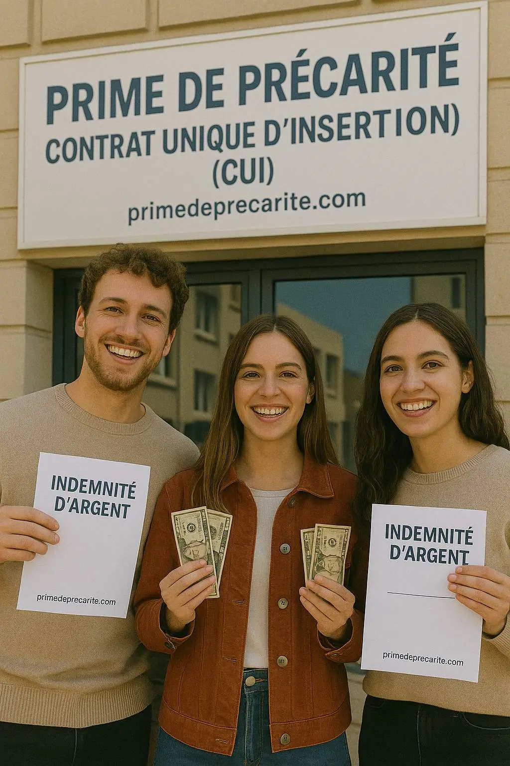 PRIME DE PRÉCARITÉ POUR CONTRAT UNIQUE D'INSERTION (CUI)